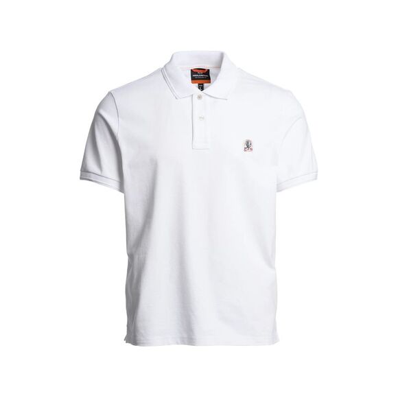 Parajumpers White Polo Shirts Men